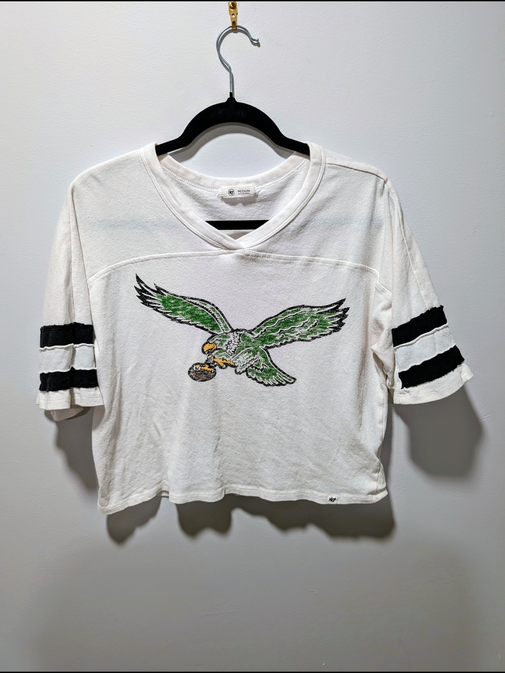 Philadelphia Eagles Vintage Logo, Cropped T-Shirt